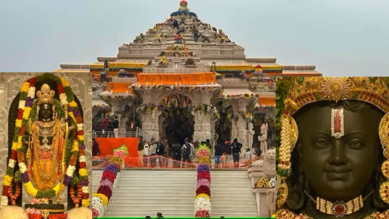 Ayodhya Ram Mandir Inauguration: Saryu Ghat Illuminated With Hundreds ...