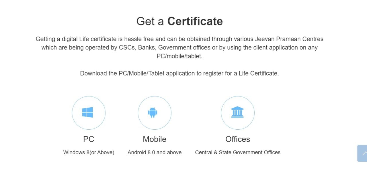 Jeevan Pramaan Patra apply online
